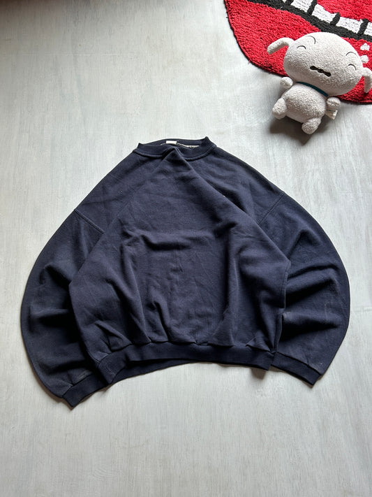Classic Black Crewneck Sweatshirt