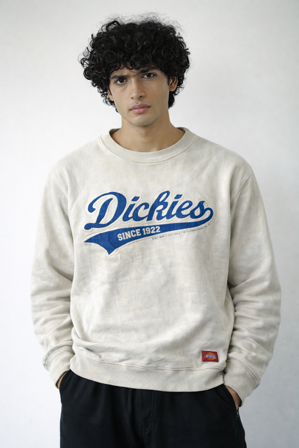 Cream Classic Logo Sweatshirt