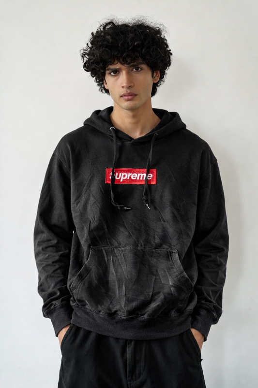 Black Box Logo Pullover Hoodie