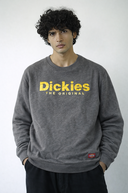 Grey Logo Crewneck Sweatshirt