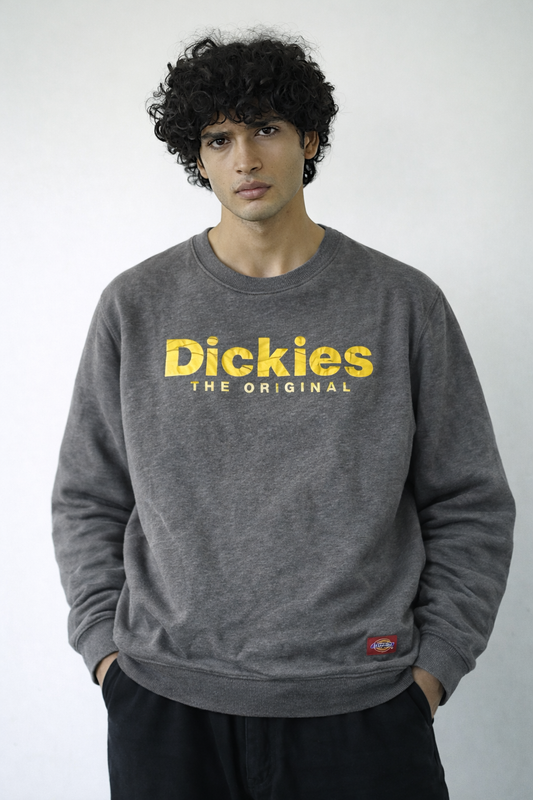 Grey Logo Crewneck Sweatshirt