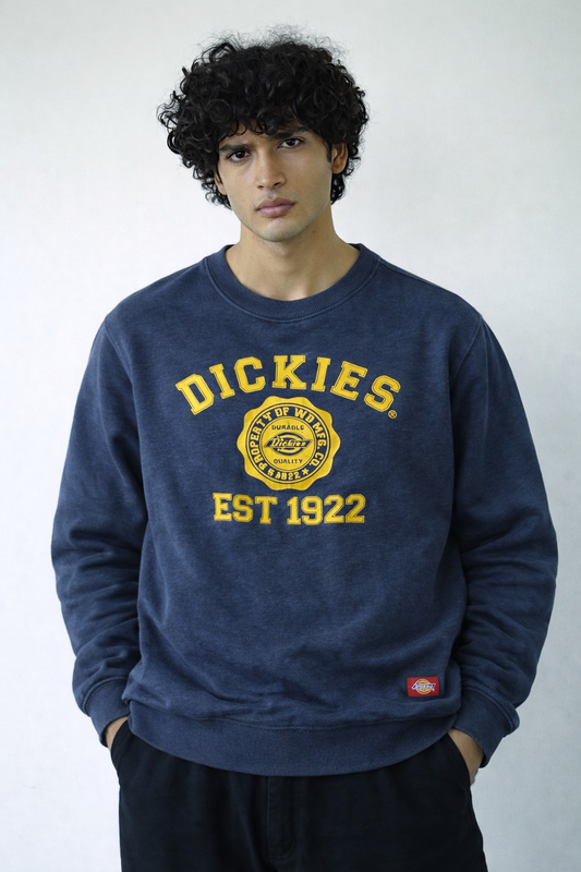 Navy Heritage Logo Crewneck