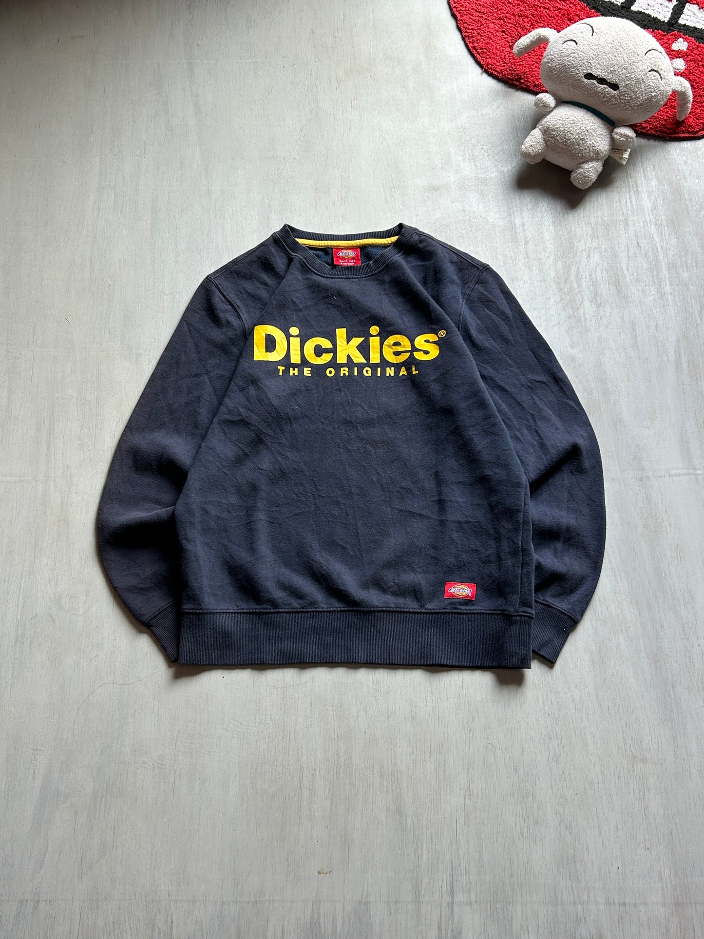 Dickies Navy Logo Crewneck Sweatshirt