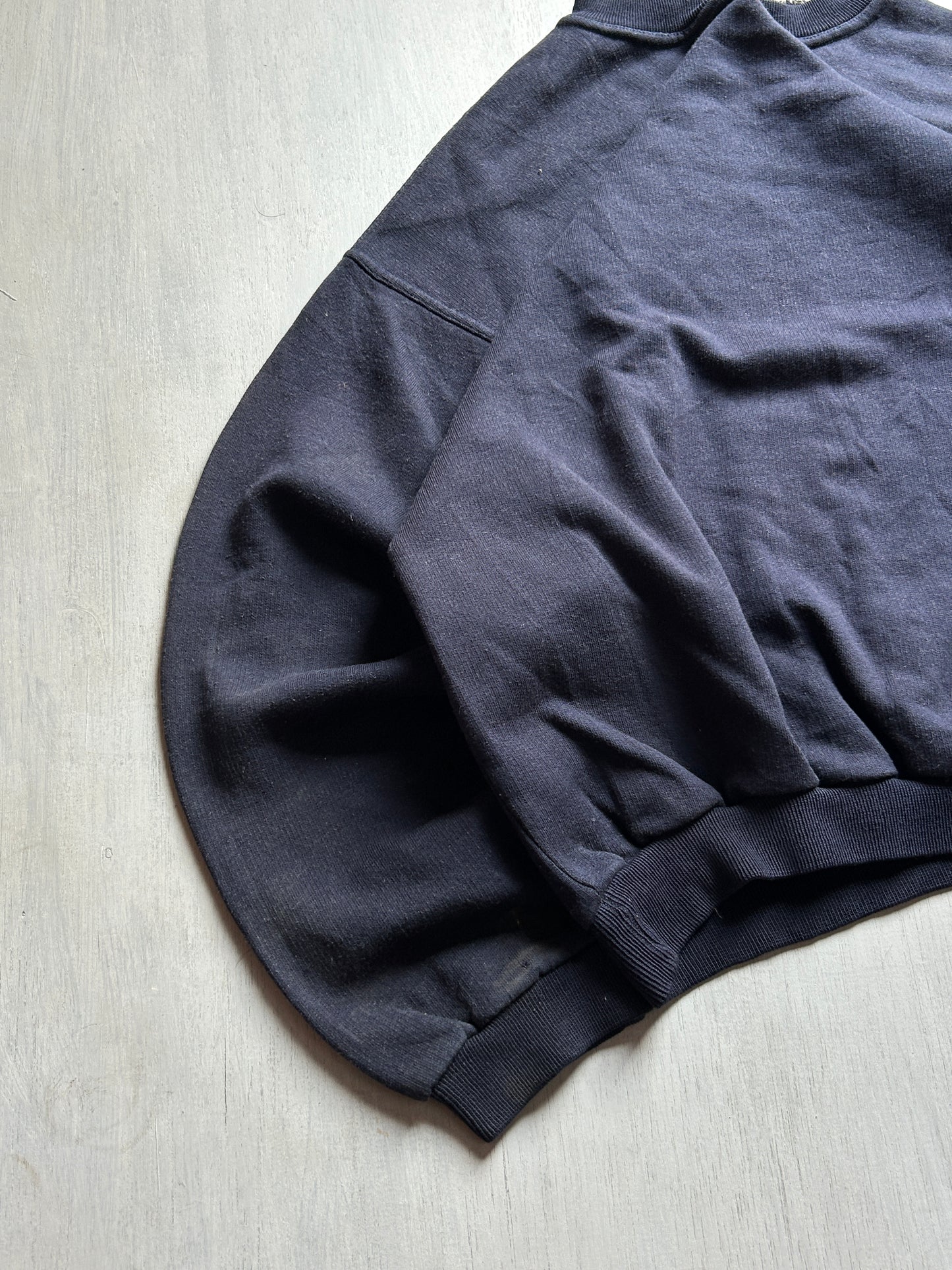 Classic Black Crewneck Sweatshirt