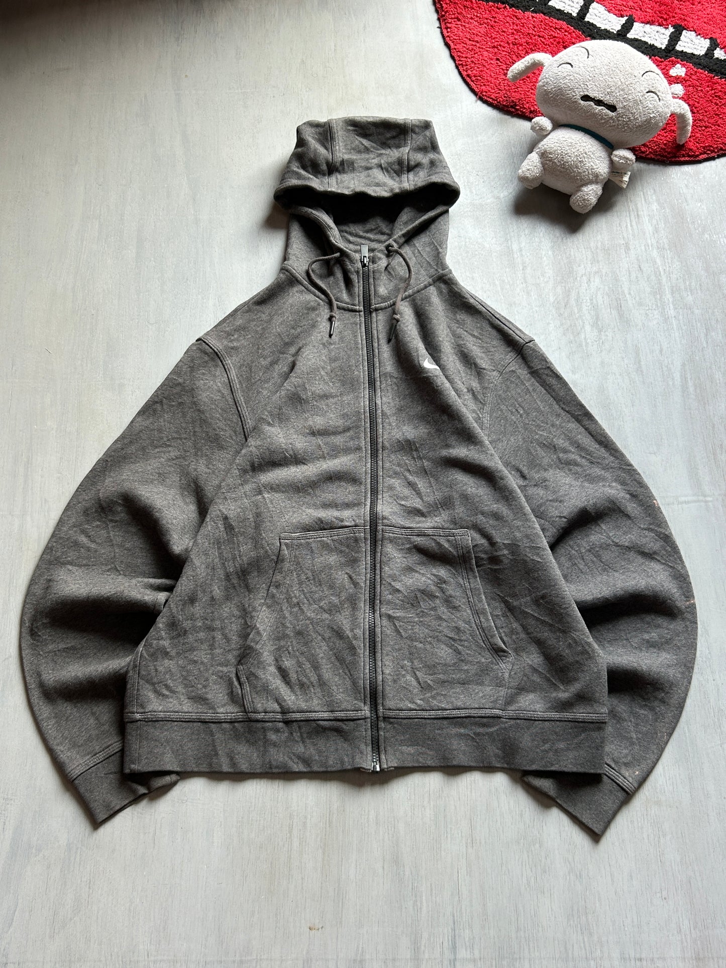 Charcoal Classic Zip Hoodie