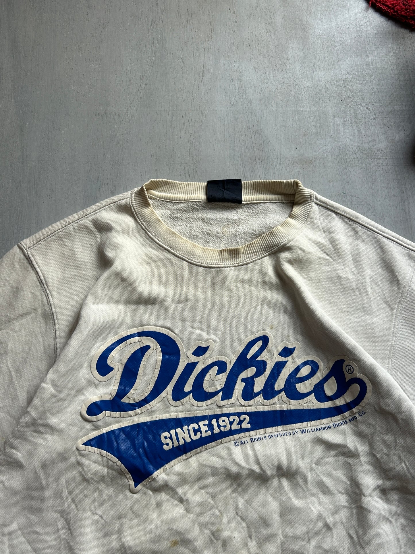 Cream Classic Logo Sweatshirt