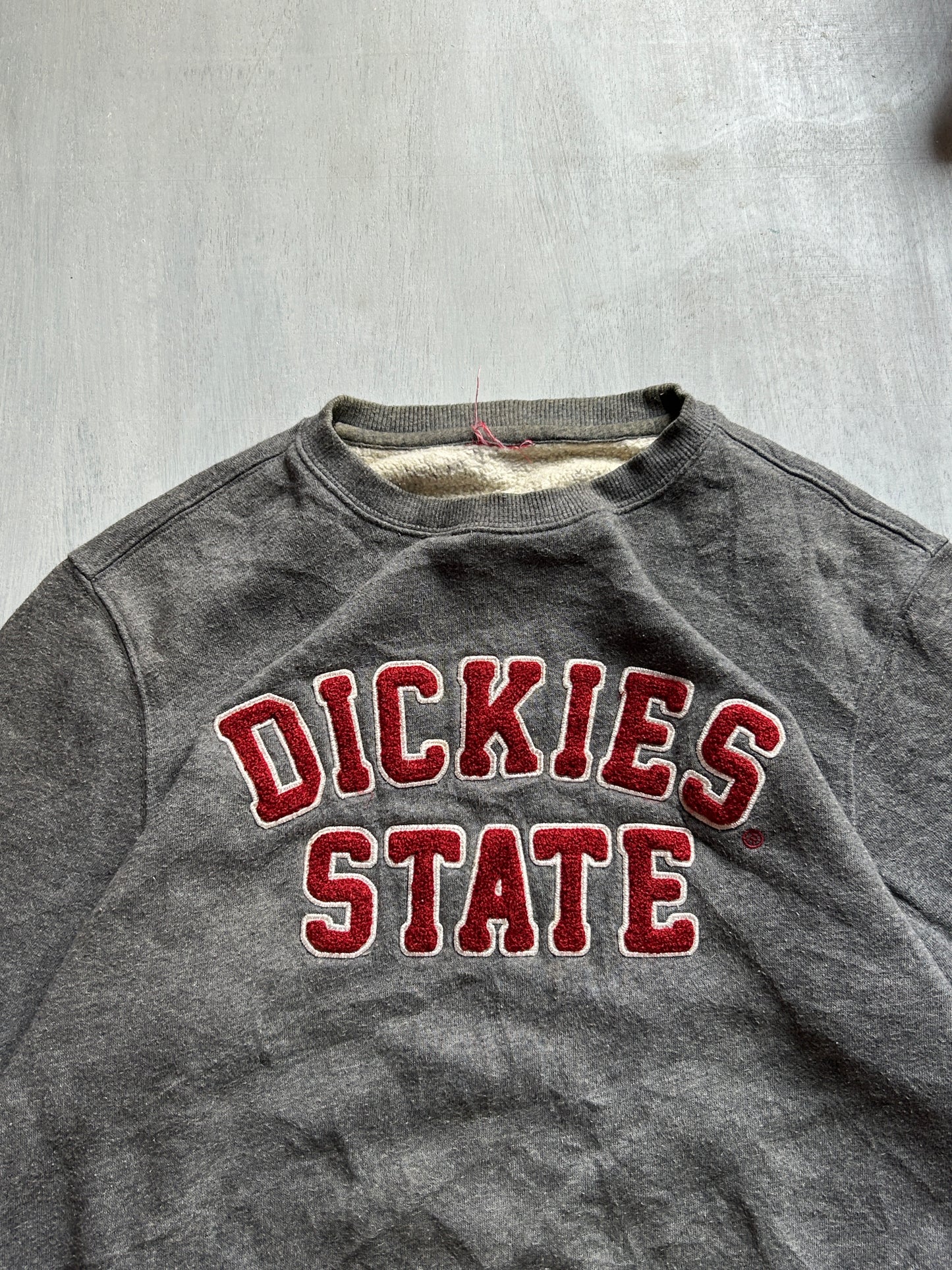 Grey Varsity Graphic Sweatshirt