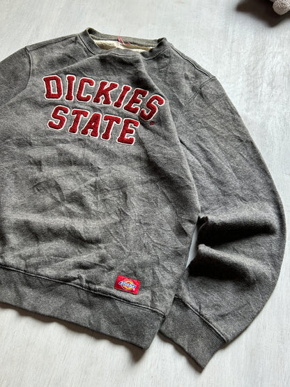 Grey Varsity Graphic Sweatshirt