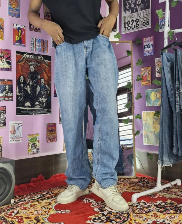 "No Rules Blues" Baggy Fit Jeans - (L)