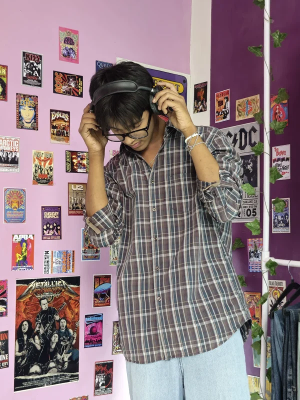 Cold Brew Classic Plaid Shirt - (L)