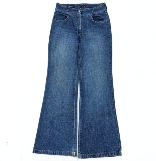 Clean Slate Bootcut Baggy Jeans – Retro Wash Edition - (M)