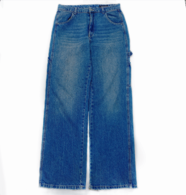 Highway Haze Classic Wide-Leg Jeans - (L)