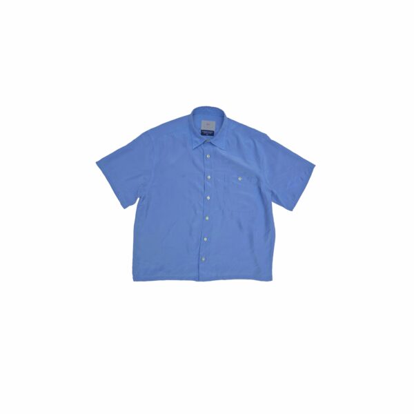 Steel Sky Satin Shirt - (XXL)