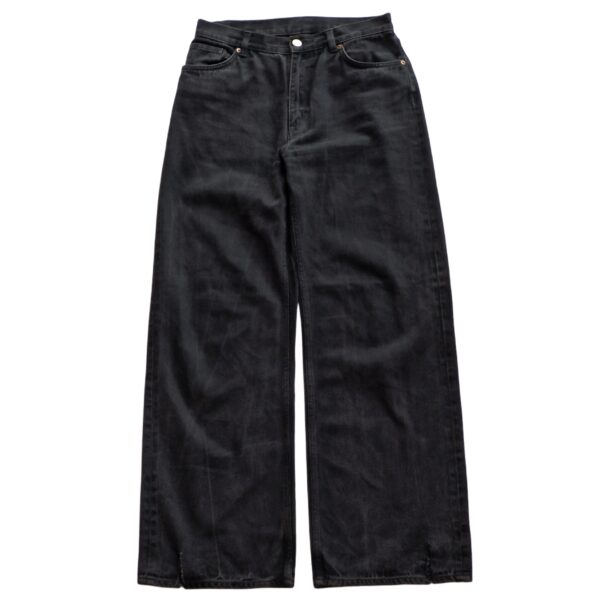 Shadow Black Wide-Leg Jeans - (M)