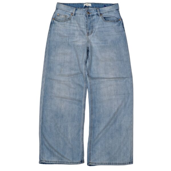 Light Blue Wide-Leg Jeans - (L)