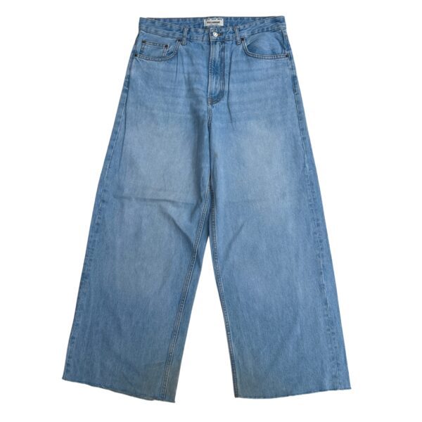 Retro Light Wash Baggy Jeans - (XL)