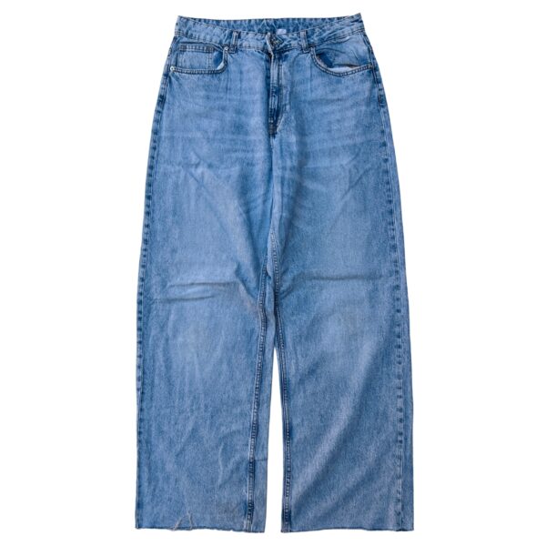 H&M Sky Fade Wide-Leg Jeans - (L)